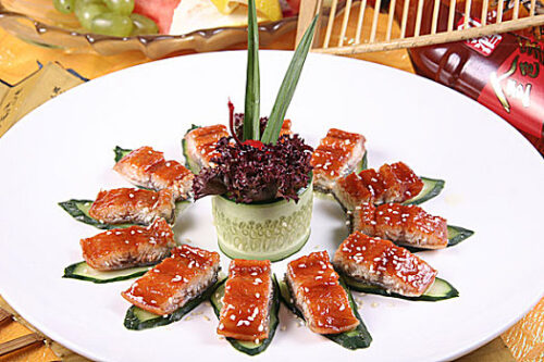 Grilled eel with Hokkien honey